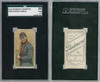 1910 T206 Chappie Charles Piedmont 350 SGC 1.5 front and back of card