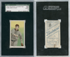 1910 T206 Dode Criss Piedmont 350 SGC 4 front and back of card