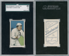 1910 T206 Paddy Livingstone Piedmont 350 SGC 3 front and back of card