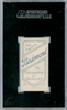 1910 T206 Rube Kisinger Piedmont 350 SGC 5 back of card