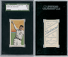 1910 T206 Rube Kisinger Piedmont 350 SGC 5 front and back of card