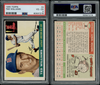 1955 Topps Ted Williams Three Dot Variation #2 PSA 4 front and back of card