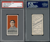 1910 T206 Jimmy Collins Minneapolis Piedmont 350 PSA 3 front and back of card