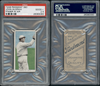 1910 T206 John McGraw Finger in Air Piedmont 350 PSA 2.5 front and back of card