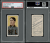 1910 T206 Harry Howell Portrait Piedmont 350 PSA 3 front and back of card