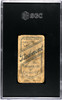 1910 T206 Peaches Graham Piedmont 350 SGC 1 back of card