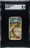 1909 T206 Joe Lake New York Sweet Caporal 150 SGC 1 front of card