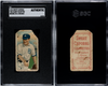 1910 T206 Harry McIntyre Brooklyn & Chicago Sweet Caporal 350 SGC A front and back of card