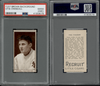 1912 T207 Otis Crandall Recruit Little Cigars PSA 2(MC) front and back of card