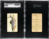 1910 T58 Fish Series Mullet American Tobacco Co. SGC A front and back of card