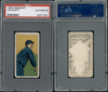 1910 T206 Jim Scott Piedmont 350 PSA A front and back of card