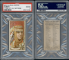 1889 N24 Allen & Ginter Turkey Types of all Nations PSA 2 front and back of card
