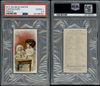 1891 N12 Allen & Ginter Cantaloupe Fruits PSA 2.5 front and back of card