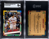 2023 Topps 582 Montgomery Club Triston Casas #18 SGC 9 front and back of card