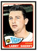 1965 Topps Larry Sherry #408 Low Grade front of card