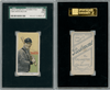1910 T206 Owen Wilson Piedmont 350 SGC 2 front and back of card