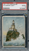 1911 T77 Hassan Cigarettes Tillamook Lighthouse Light House Series PSA 2 front of card
