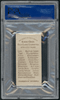 1890 N216 Kinney Bros. Bactrian Camel Animals PSA 3 back of card