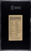 1890 N21 Allen & Ginter Badger 50 Quadrupeds SGC 5 back of card