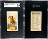 1890 N21 Allen & Ginter Bighorn 50 Quadrupeds SGC 3 front and back of card