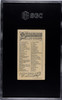 1890 N21 Allen & Ginter Bloodhound 50 Quadrupeds SGC 1.5 back of card