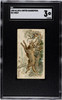 1890 N21 Allen & Ginter Wolf 50 Quadrupeds SGC 3 front of card
