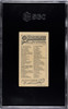 1890 N21 Allen & Ginter Zebu 50 Quadrupeds SGC 5.5 back of card