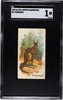 1890 N21 Allen & Ginter Kangaroo 50 Quadrupeds SGC 1 front of card