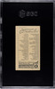 1890 N21 Allen & Ginter Opossum 50 Quadrupeds SGC 5 back of card