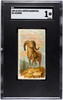 1890 N21 Allen & Ginter Bighorn 50 Quadrupeds SGC 1 front of card