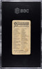 1890 N21 Allen & Ginter Tapir 50 Quadrupeds SGC 1 back of card