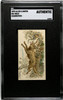1890 N21 Allen & Ginter Wolf 50 Quadrupeds SGC A front of card