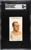 1908 Ogden's Cigarettes Bob Fitzsimmons #34 Puglists & Wrestlers SGC 5 front of card