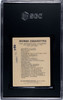 1910 T51 Murad Cigarettes Rochester College College Series SGC 2 back of card