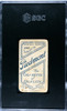 1910 T206 Lucky Wright Piedmont 350 SGC 1 back of card
