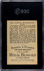 1911 T99 The Capitol, Washington Royal Bengals Cigars Sights and Scenes SGC 4.5 back of card