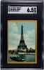 1911 T99 The Eiffel Tower Royal Bengals Cigars Sights and Scenes SGC 6.5 front of card