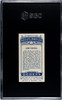1908 Ogden's Cigarettes Jem Roche #2 Pugilists & Wrestlers SGC 5 back of card