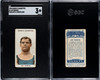 1908 Ogden's Cigarettes Joe Rogers #3 Pugilists & Wrestlers SGC 3 front and back of card