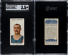 1908 Ogden's Cigarettes Matt Steadman #26 Pugilists & Wrestlers SGC 3.5 front and back of card