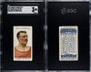 1909 Ogden's Cigarettes Eugene Vallotton #57 Pugilists & Wrestlers SGC 3 front and back of card