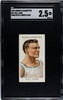 1909 Ogden's Cigarettes Bill Lang #62 Pugilists & Wrestlers SGC 2.5 front of card