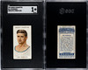 1909 Ogden's Cigarettes Jim Kenrick #66 Pugilists & Wrestlers SGC 1 front and back of card