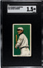 1910 T206 George McBride Piedmont 350 SGC 1.5 front of card