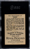 1911 T99 Royal Bengals Cigars Erechtheum at Athens Sights and Scenes SGC 5.5 back of card