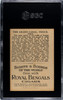 1911 T99 Royal Bengals Cigars Grand Canal Venice Sights and Scenes SGC 4.5 Back of card