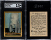 1911 T99 Royal Bengals Cigars The Geysers Sights and Scenes SGC 3.5 front and back of card