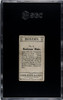 1915 Cope Bros. Co. Ltd. Bandsman Blake #3 SGC 2 back of card