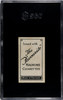 1925 Magnum's Cigarettes Tom McCormick #20 Champions SGC 4 back of card