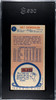 1969 Topps Wilt Chamberlain #1 SGC 5.5 back of card